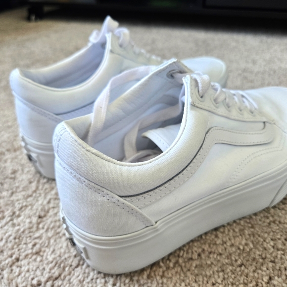 Vans Old Skool Stackform White Sneakers - Picture 4 of 5